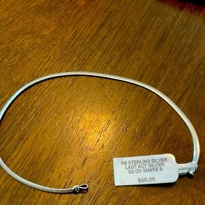 Sterling Silver Snake Bracelet “Last Act”